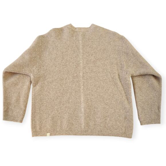 Lululemon Alpaca Wool Blend Crewneck Light Tan Sweater Men Size Medium - Picture 2 of 5